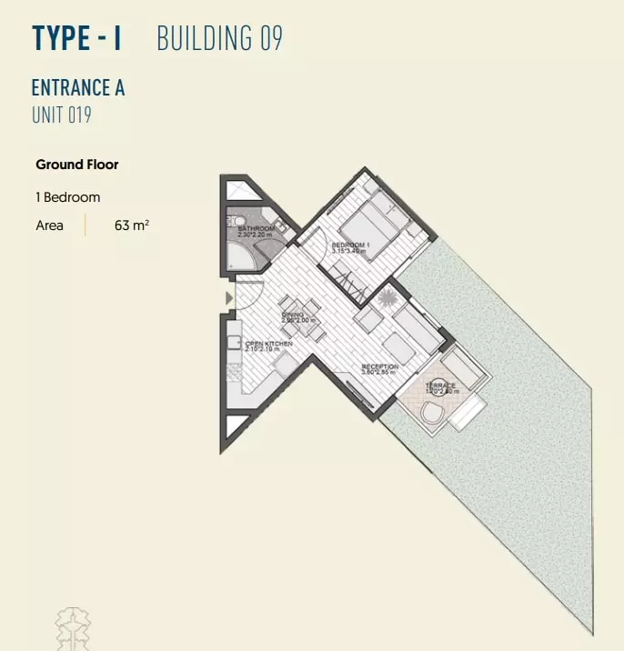 Unit floor plan image
