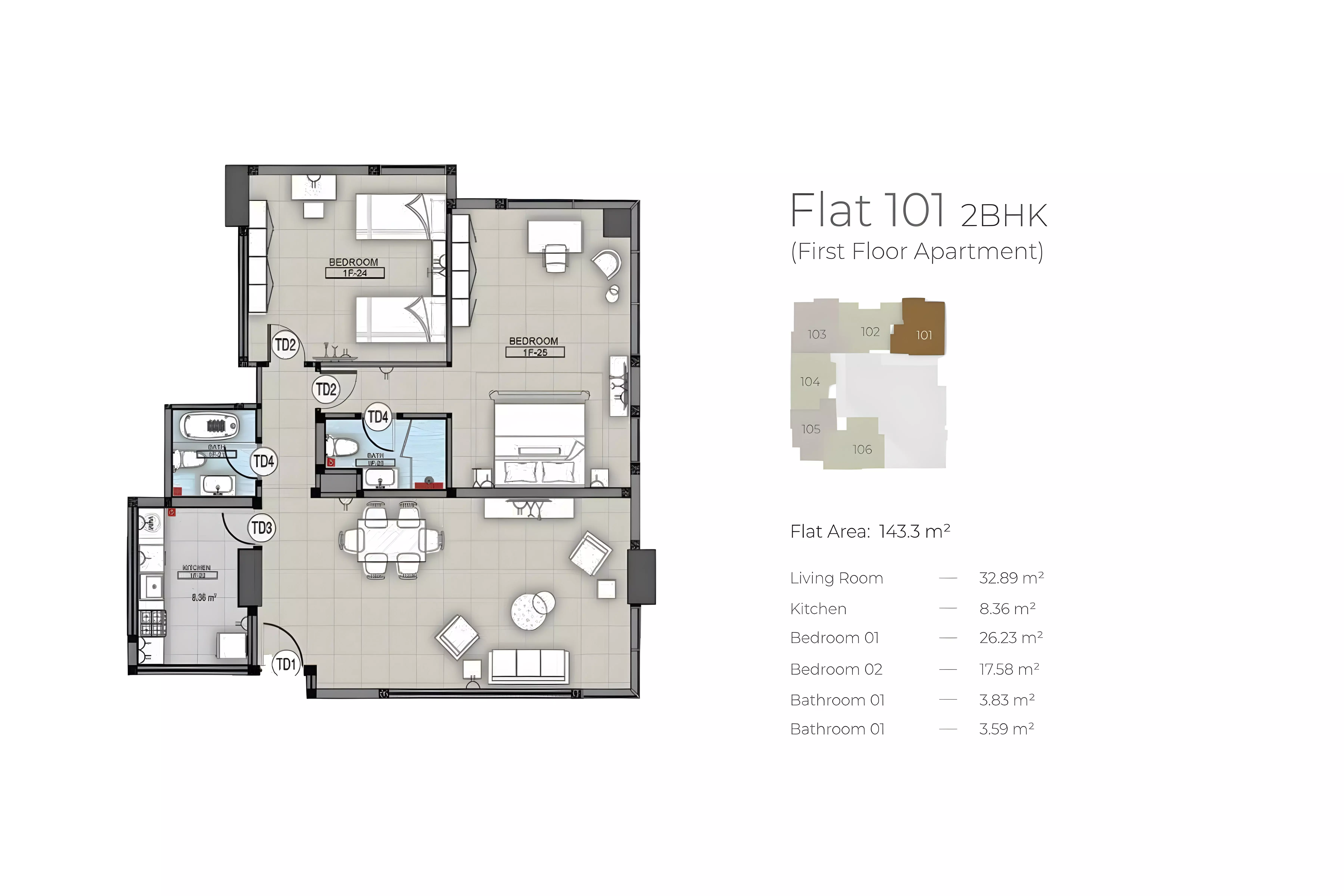 Unit floor plan image