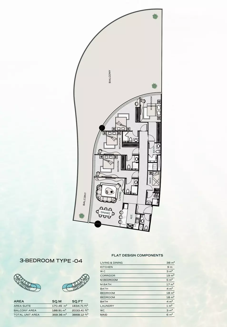 Unit floor plan image