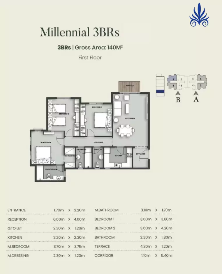 Unit floor plan image
