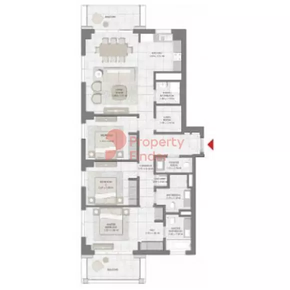 Creek Beach Surf Building 2, Level 8,9, 3 beds