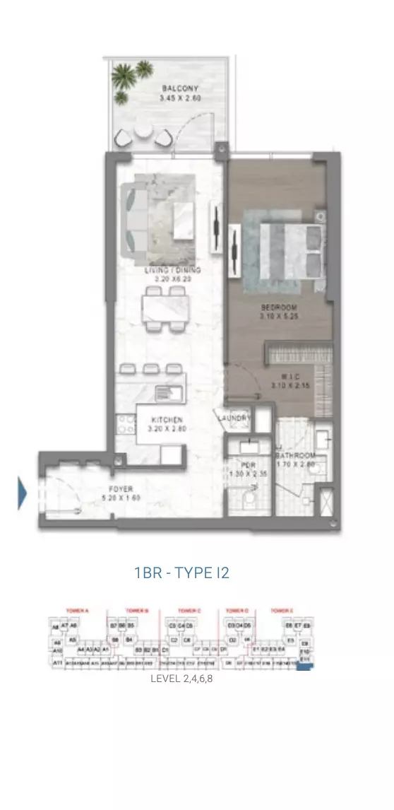 Unit floor plan image