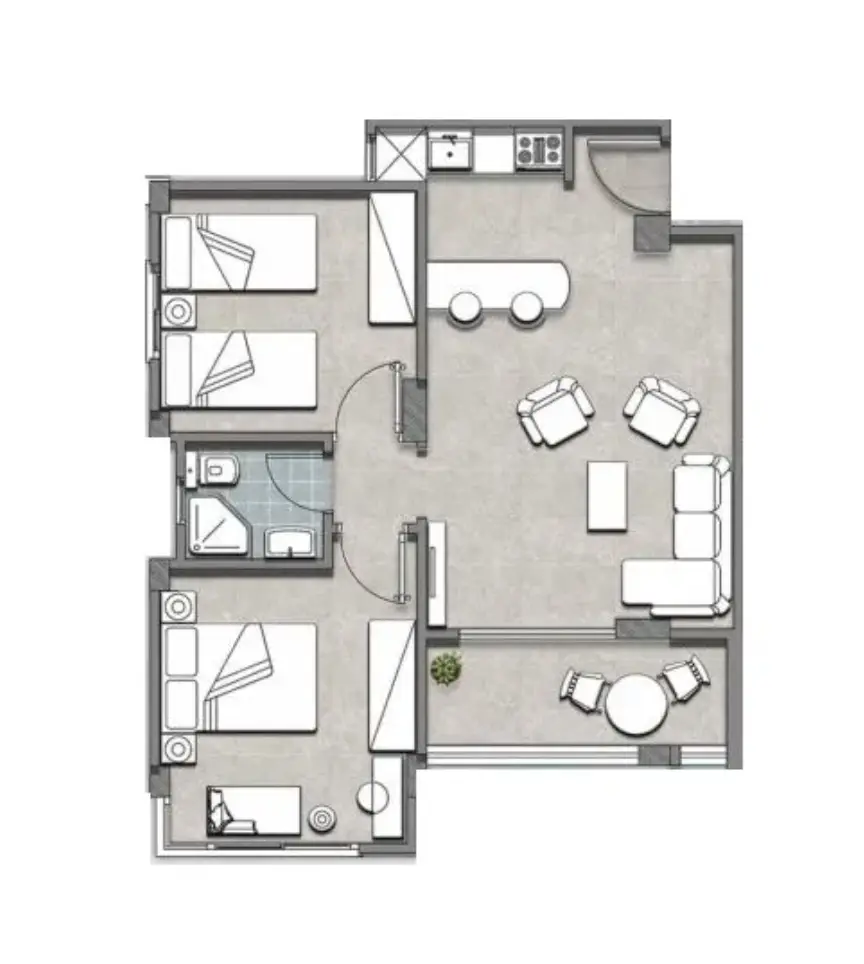 Unit floor plan image