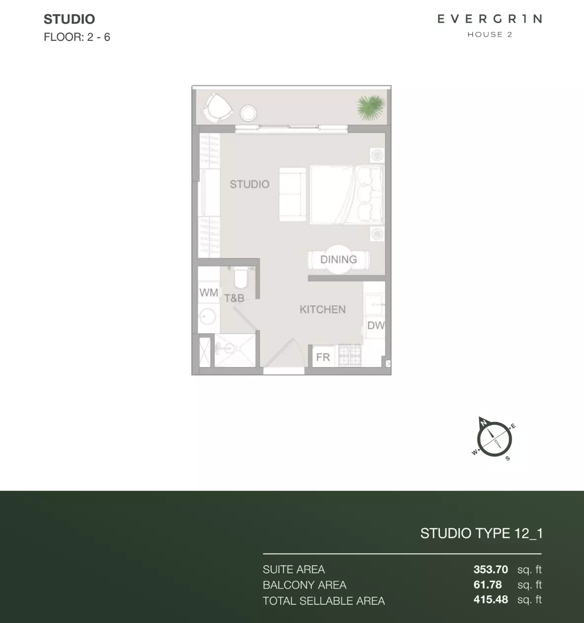 Unit floor plan image