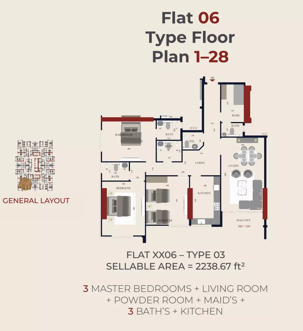 Unit floor plan image