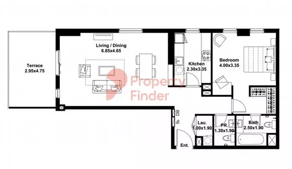 Midtown Noor Type-I Level-1, 1 bed