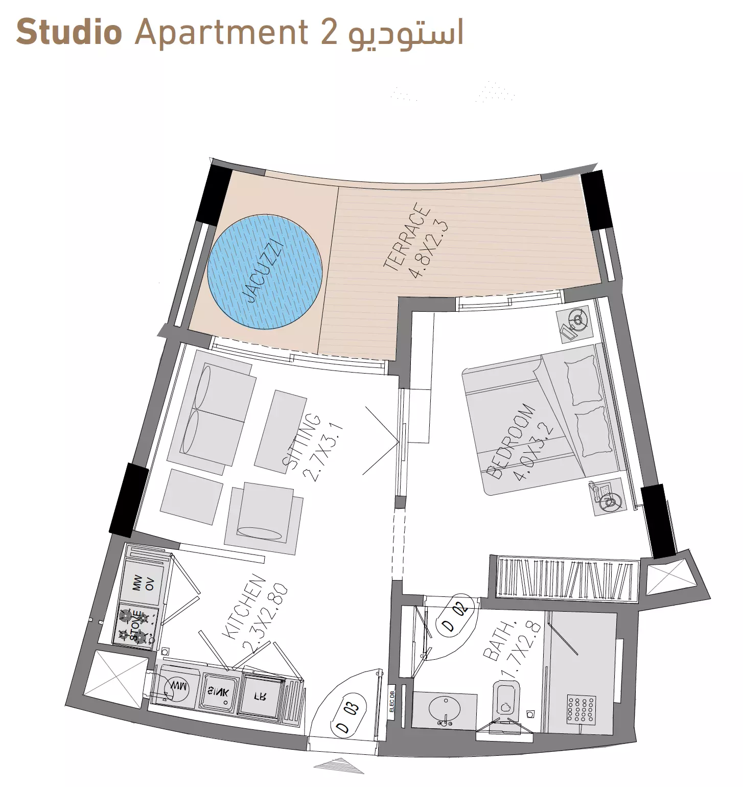 Unit floor plan image