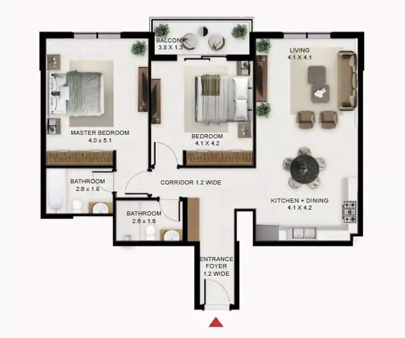 Unit floor plan image
