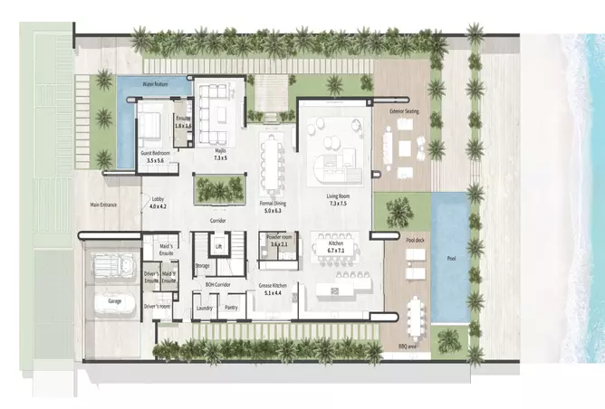 Al Thuraya Island — 8BR floor plan