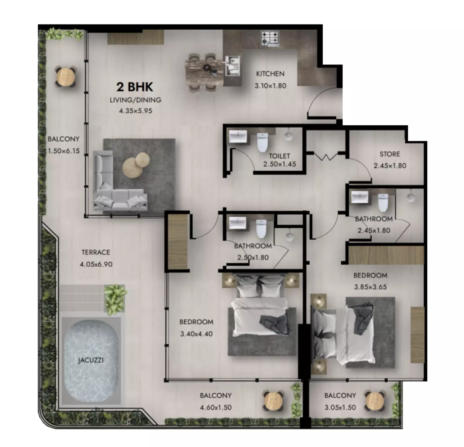 Unit floor plan image