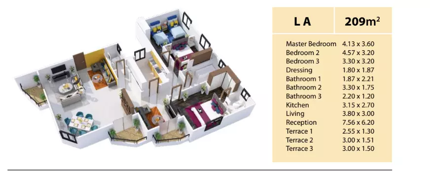 Unit floor plan image
