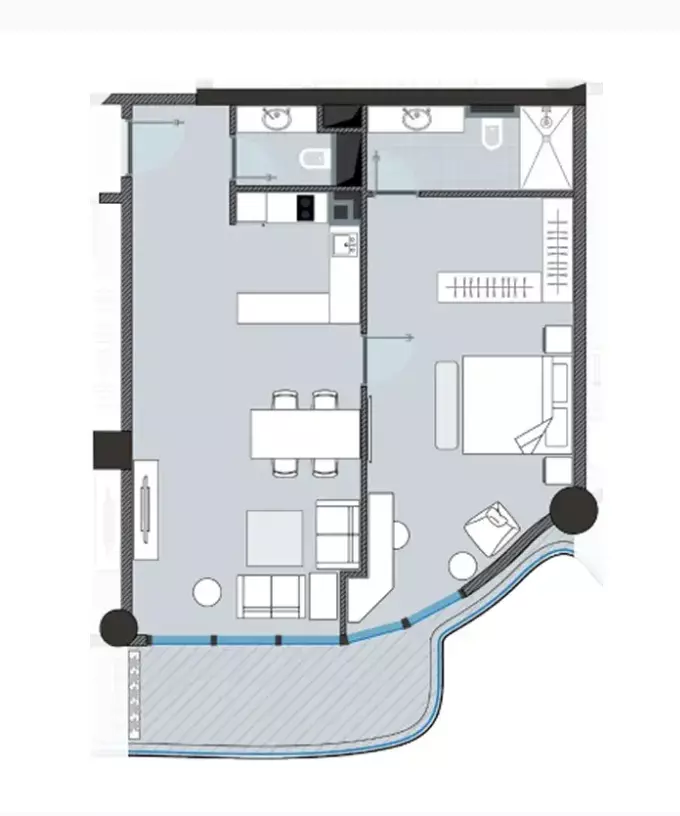 صورة مخطط ارضية الوحدة