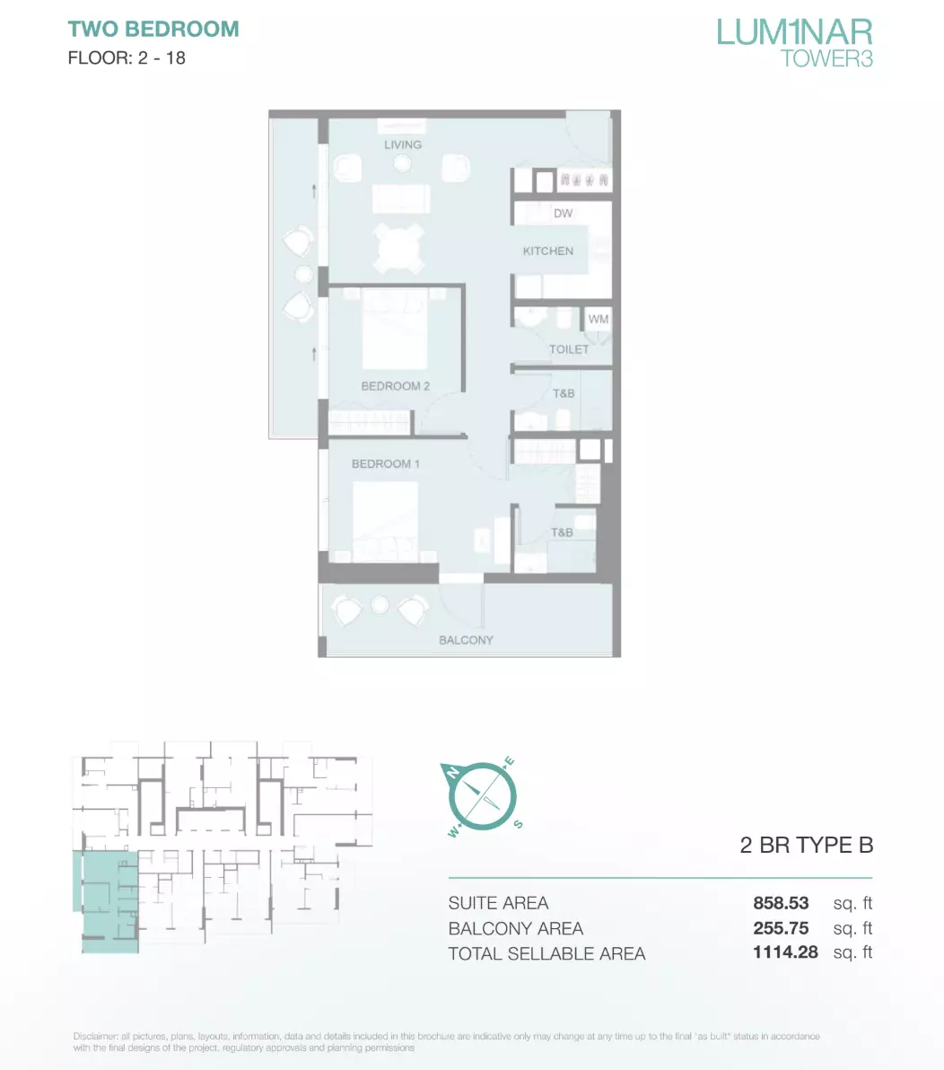 Unit floor plan image
