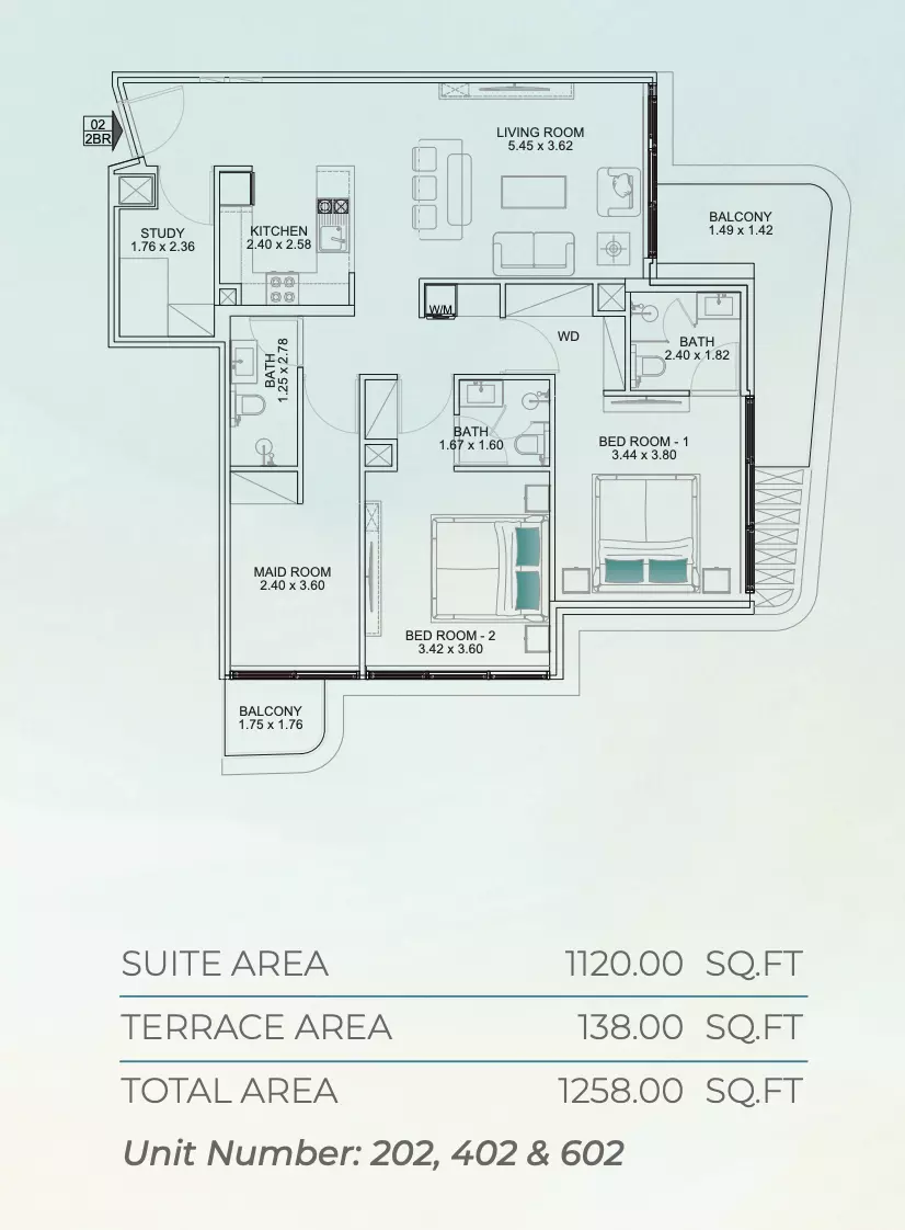 صورة مخطط ارضية الوحدة