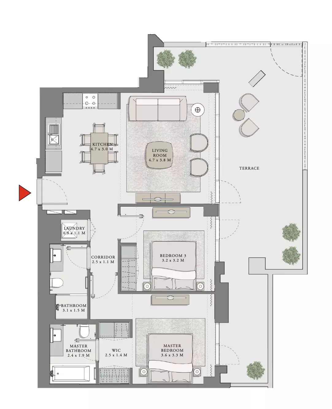 Creek Beach Lotus Unit 107, Level 01 Building 4, 2 beds