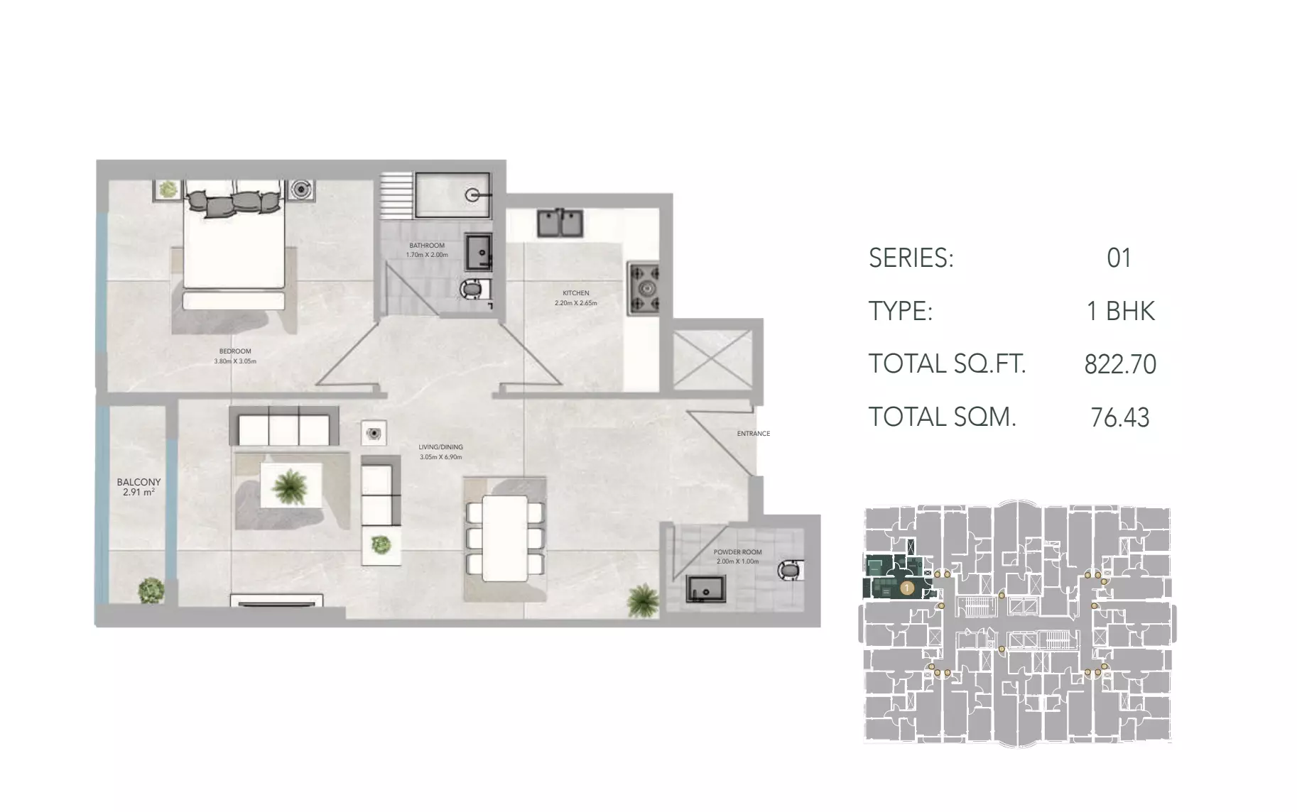 Unit floor plan image