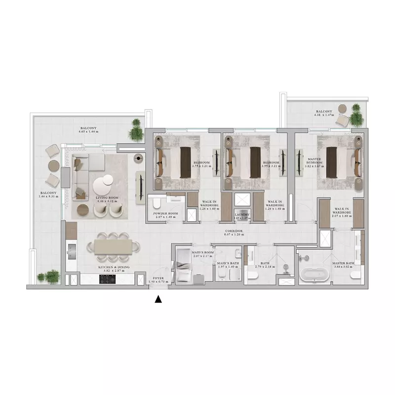 Unit floor plan image