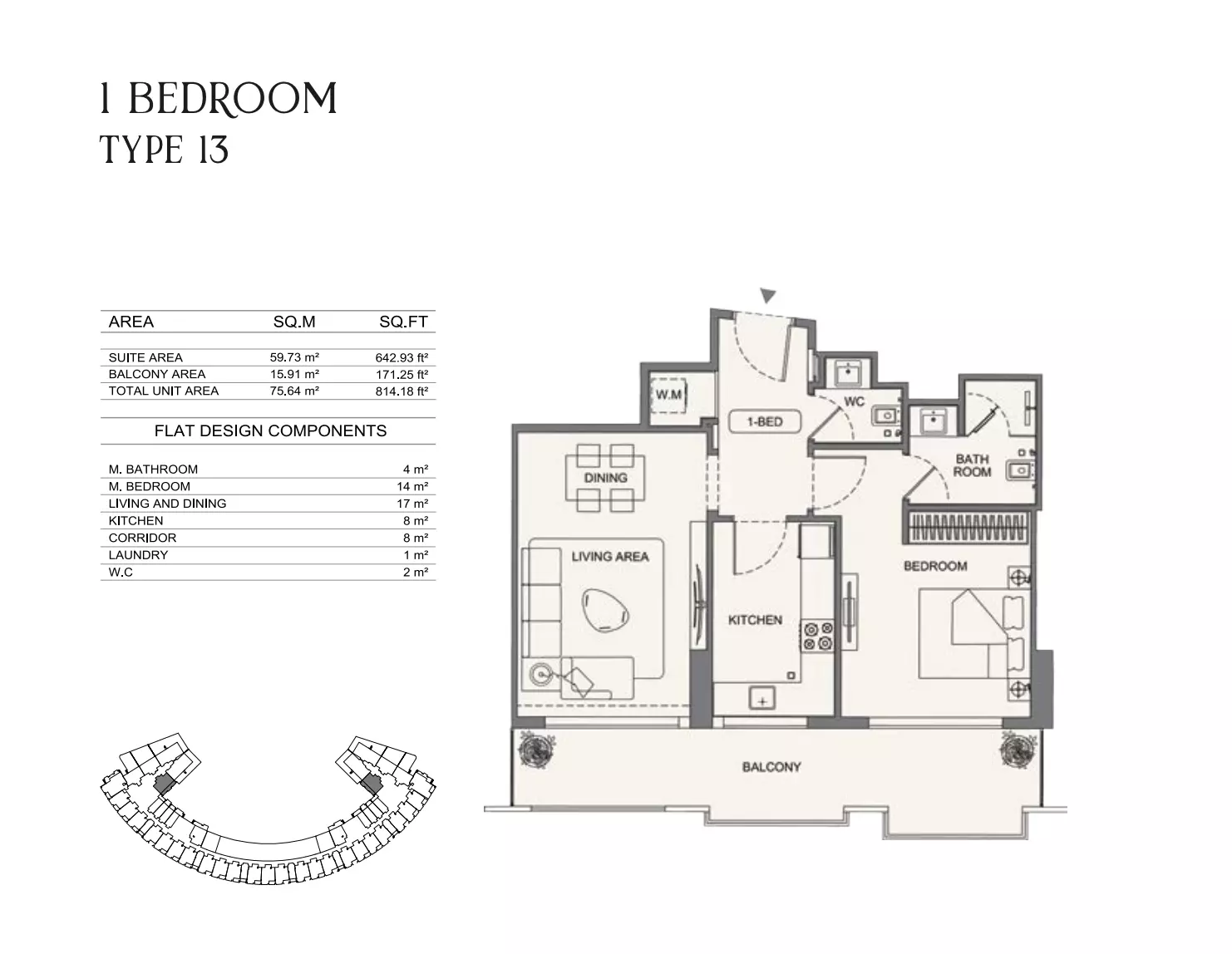 Unit floor plan image