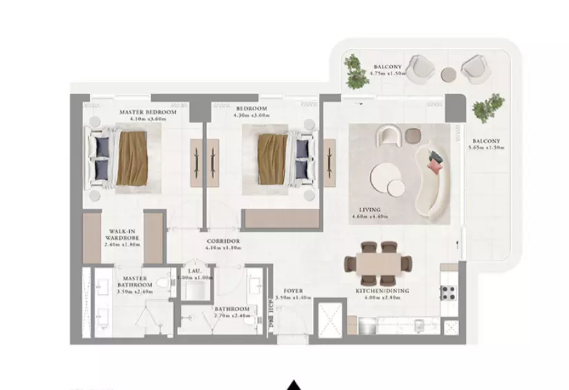 Avonlea B2-Type U, 2 beds