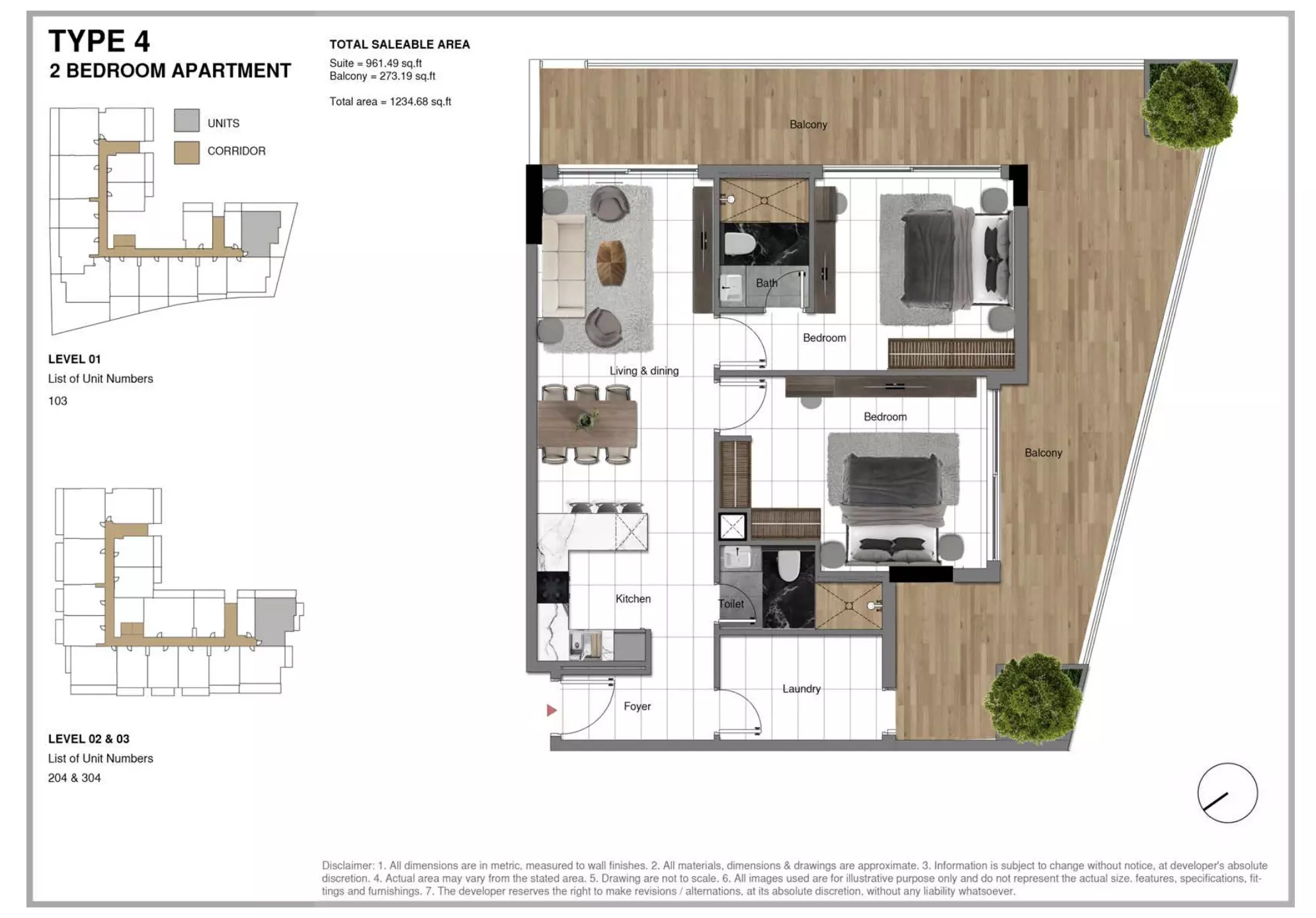 Unit floor plan image