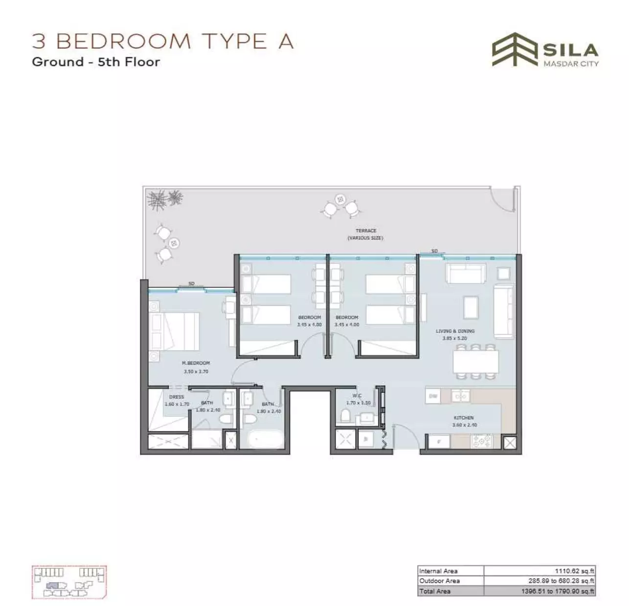 صورة مخطط ارضية الوحدة