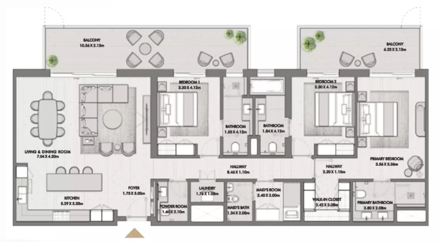 Riwa Type A3, 3 beds