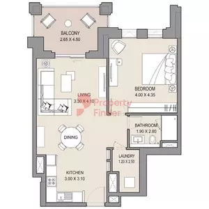 Asayel Type D, 1 bed