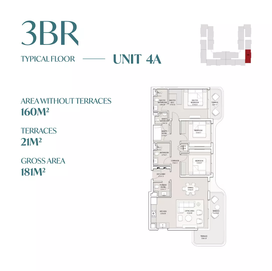 Unit floor plan image