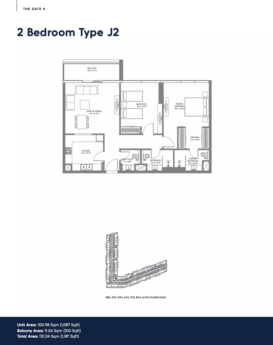 Unit floor plan image