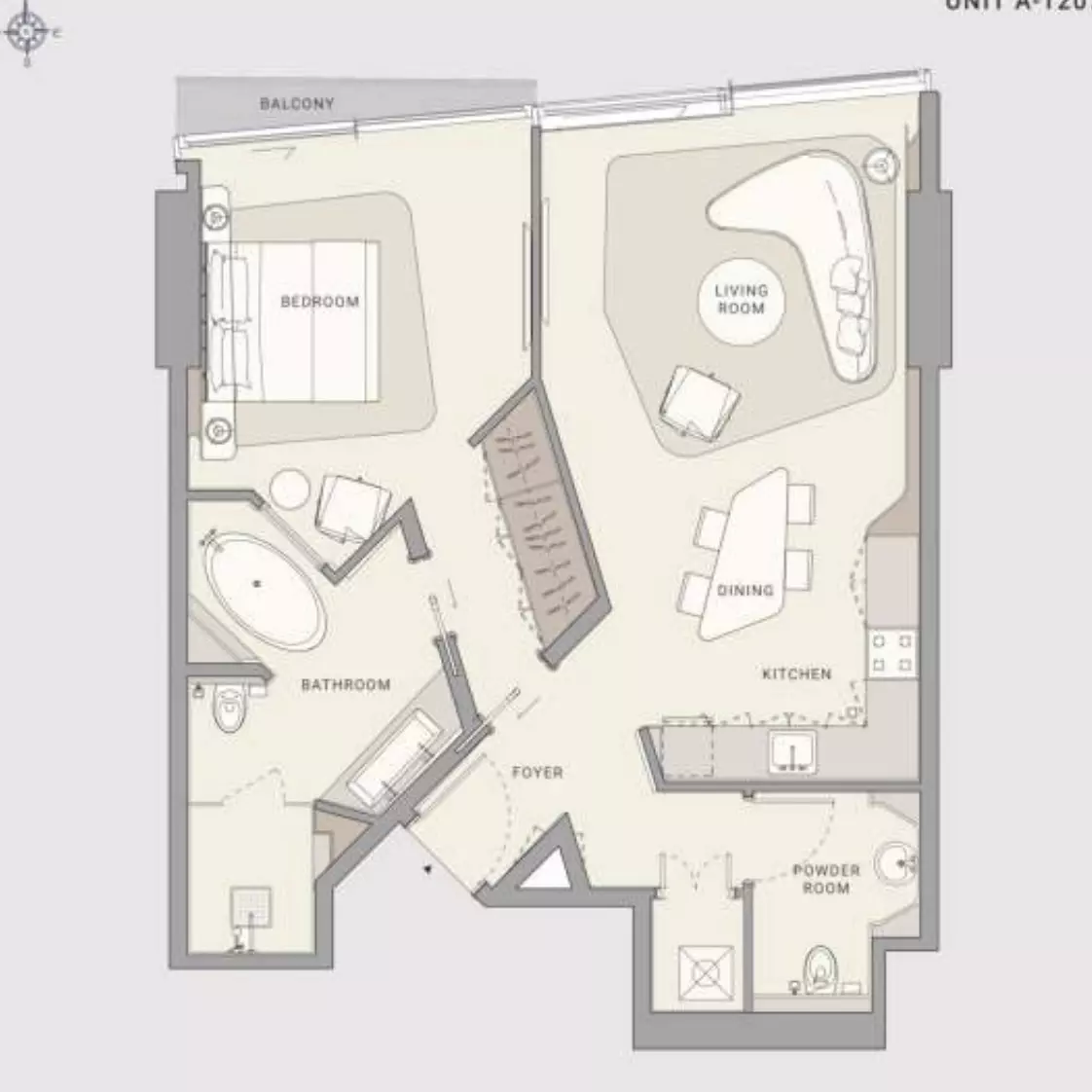 Unit floor plan image