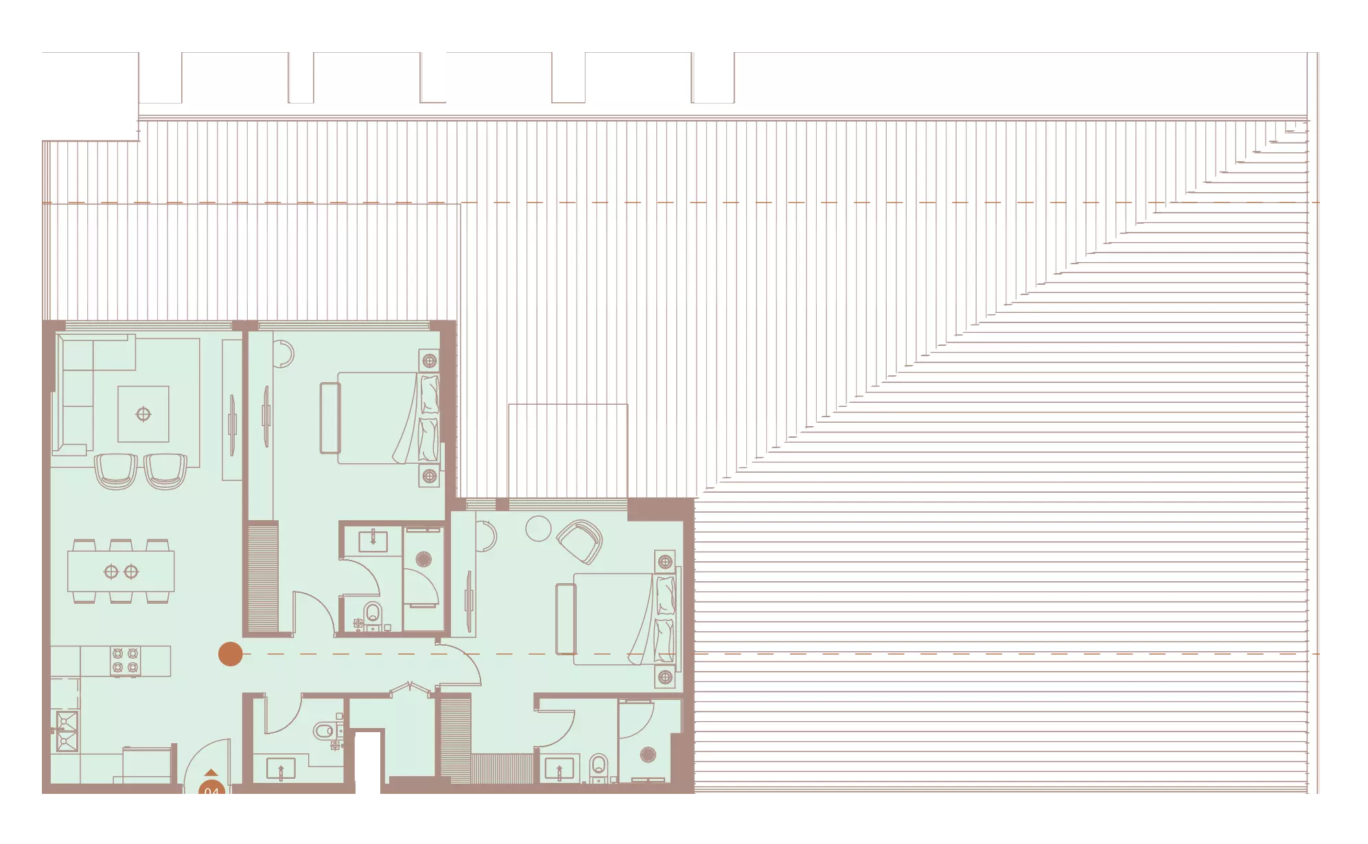 Unit floor plan image