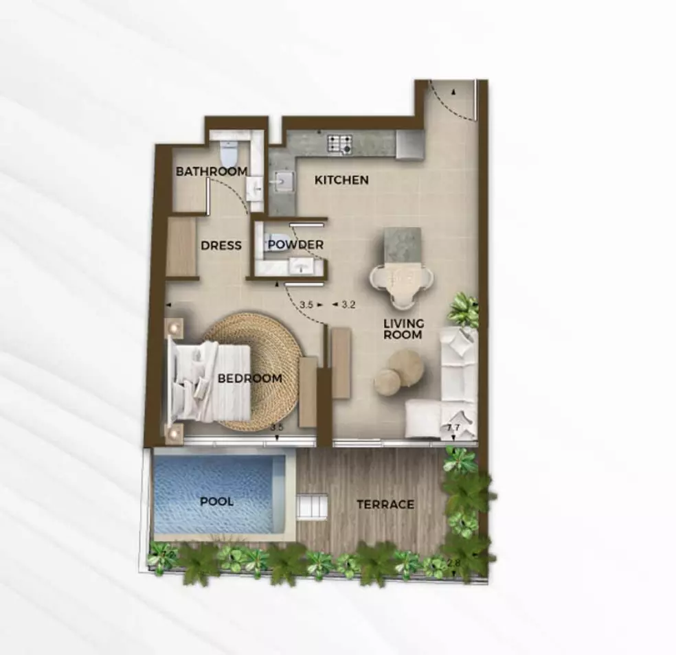 Unit floor plan image