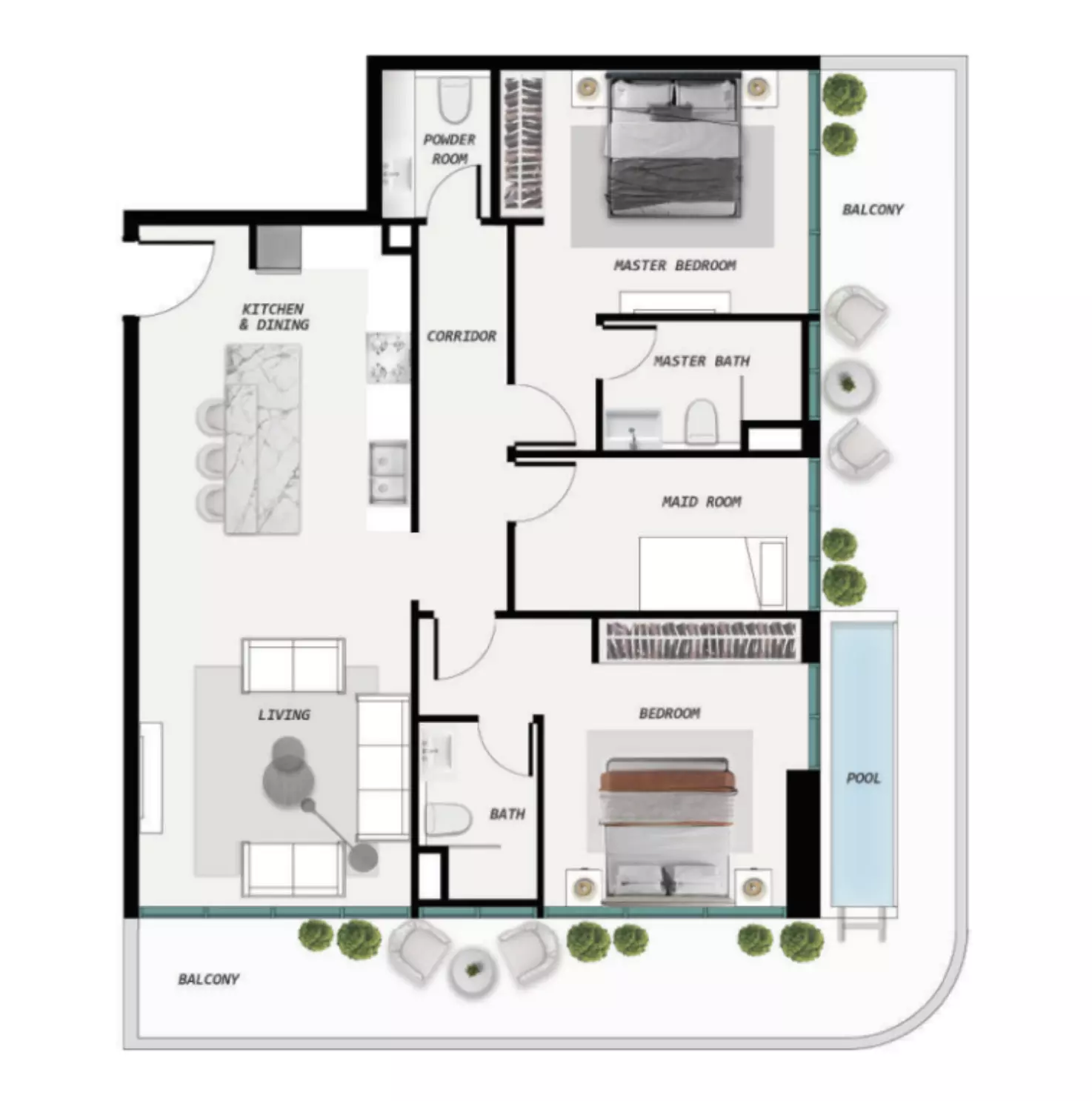 Unit floor plan image