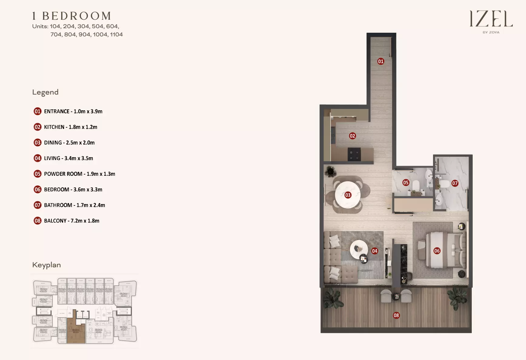 Unit floor plan image