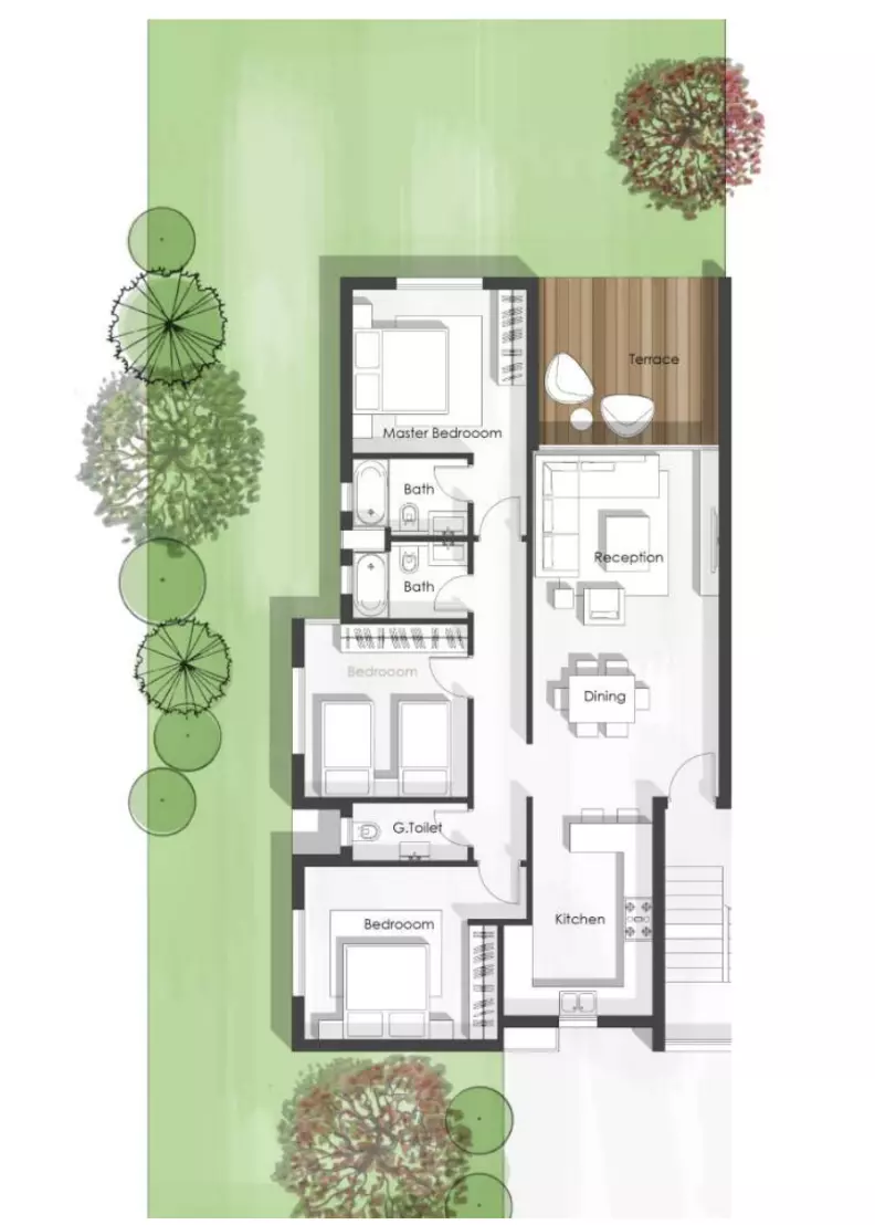 Unit floor plan image