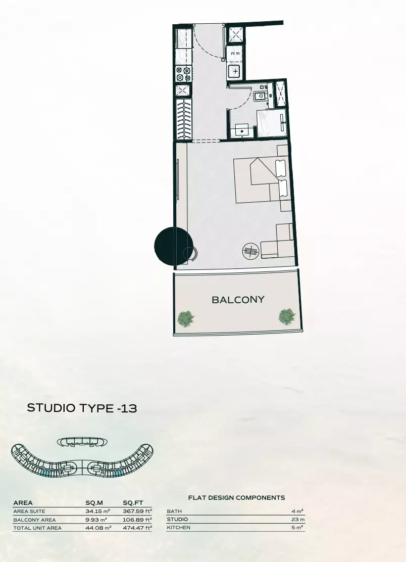 Unit floor plan image
