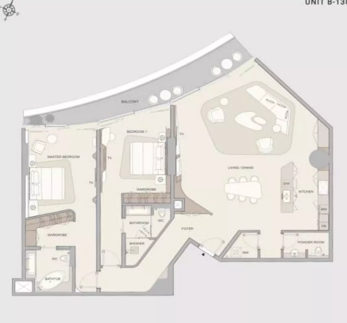 Unit floor plan image