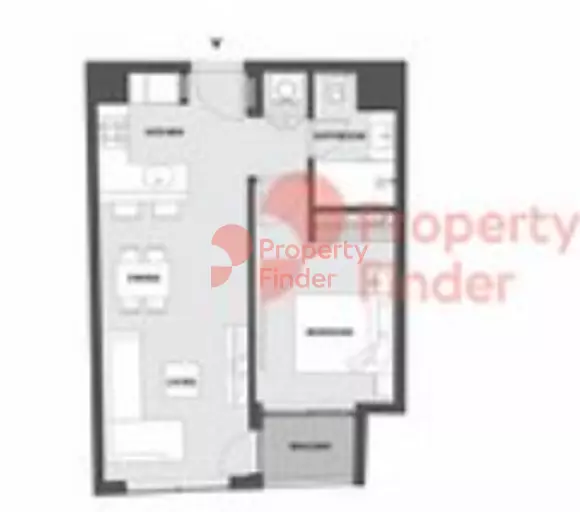 15 Northside Tower B Unit 105, First Floor, 1 bed