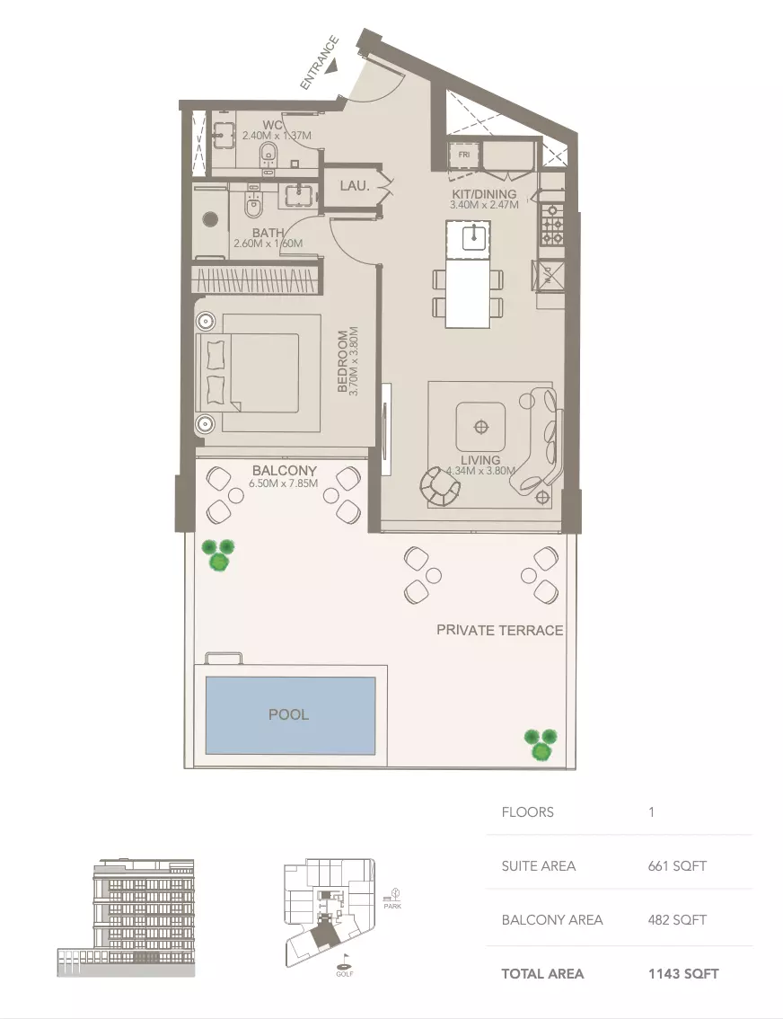 Unit floor plan image
