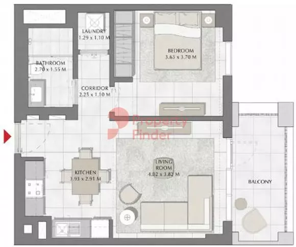 Creek Beach Surf Building 2, Level 8,9, 1 bed