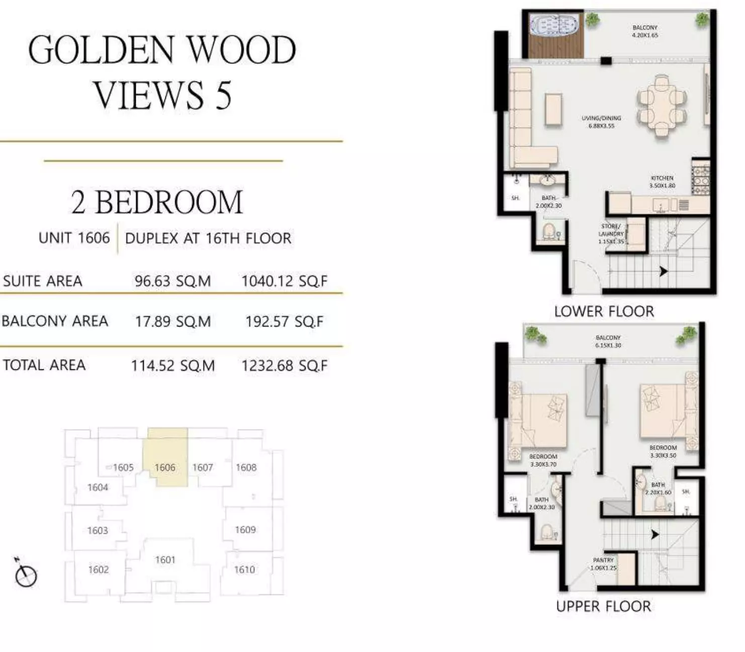 Unit floor plan image