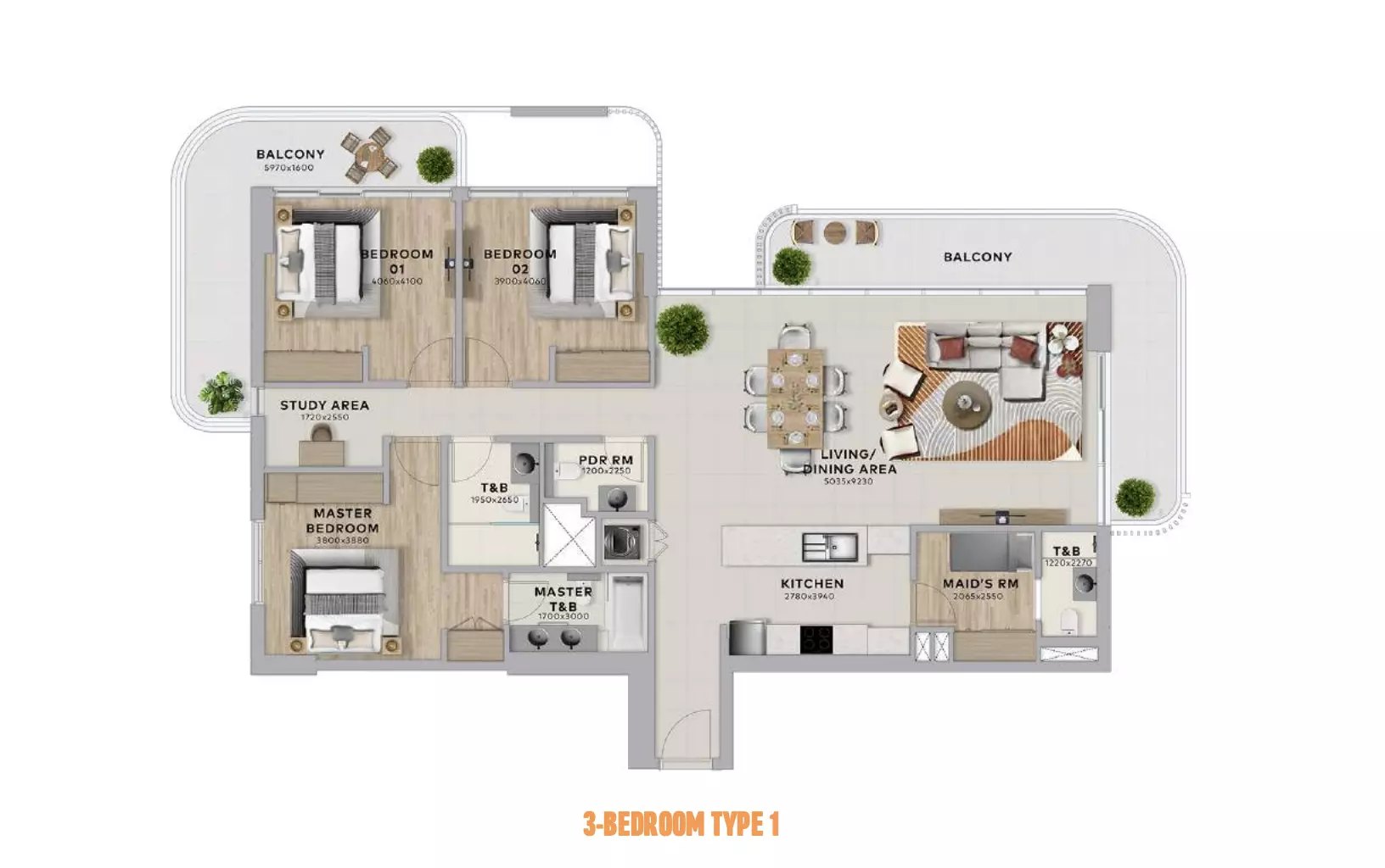 Unit floor plan image