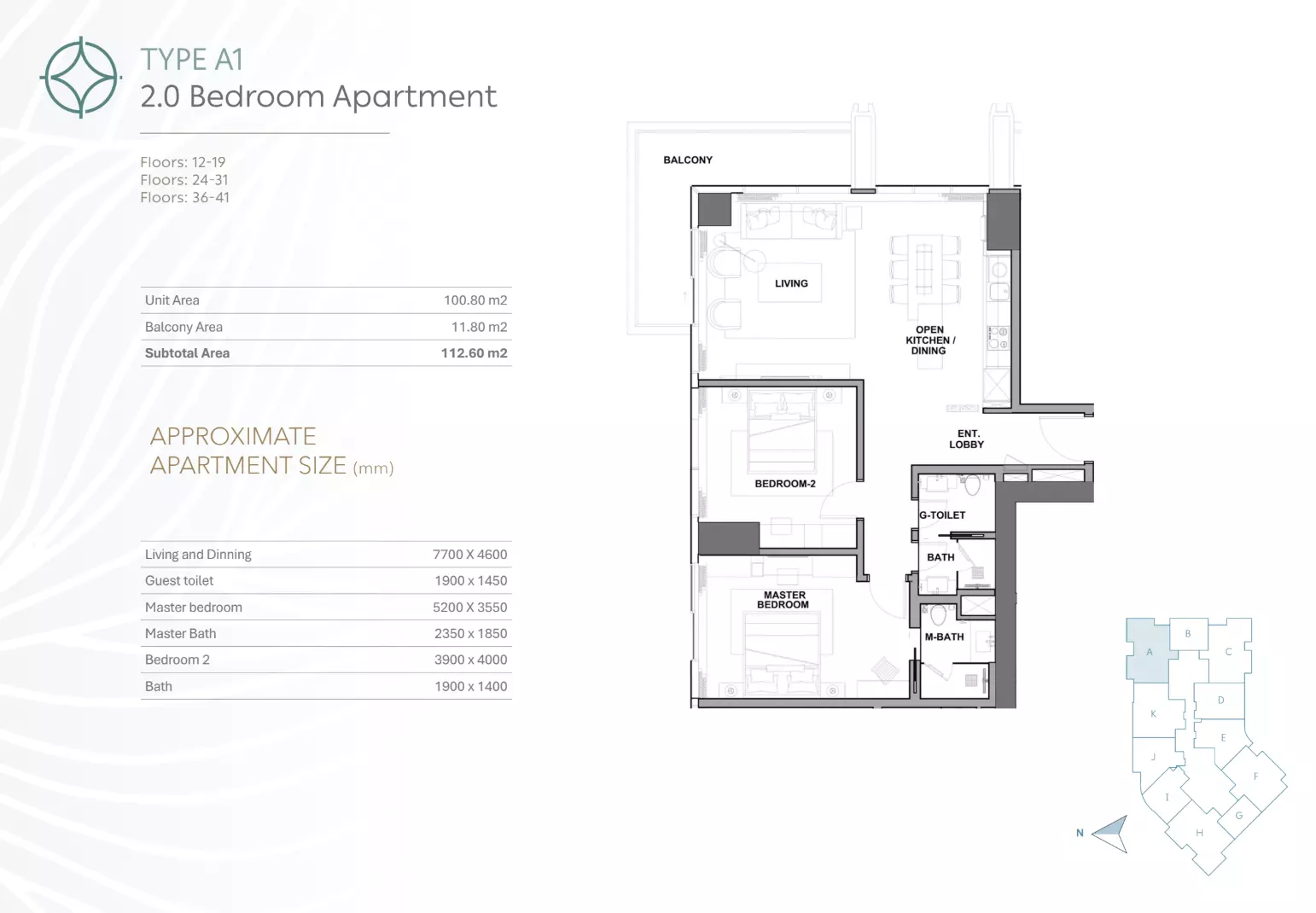 Unit floor plan image
