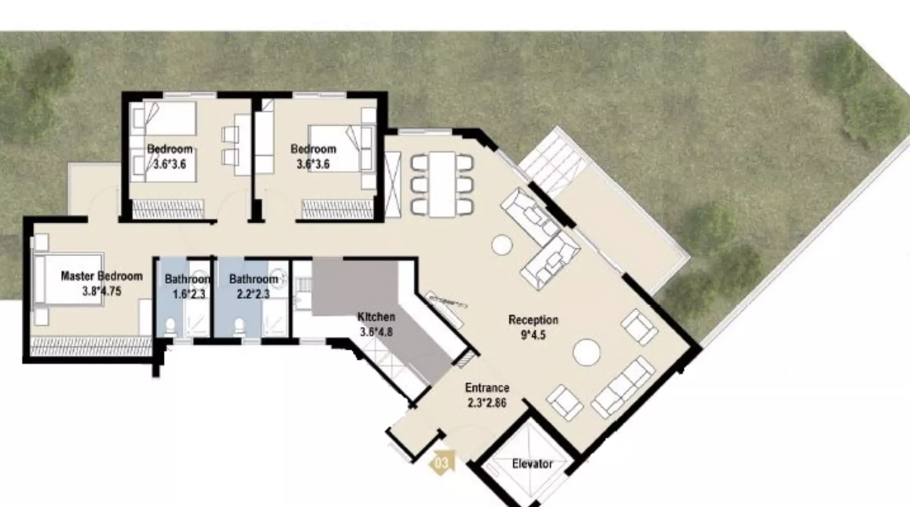Unit floor plan image