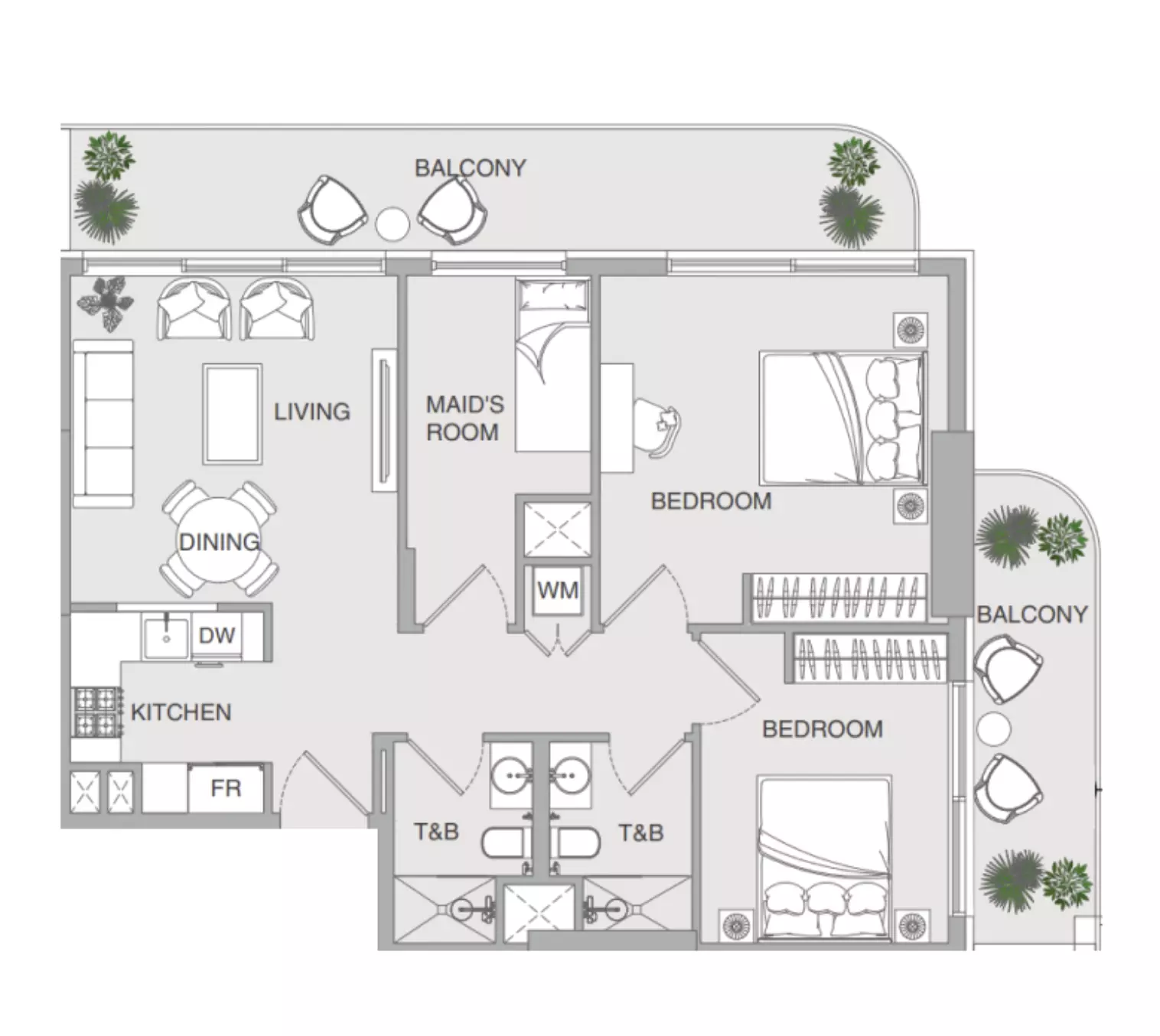 Unit floor plan image