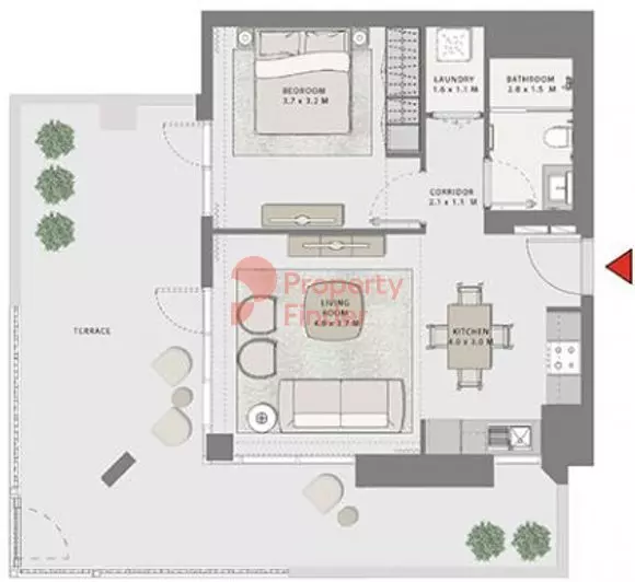 Creek Beach Grove Unit 102 Building 5, 1 bed