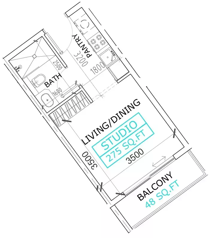 Unit floor plan image