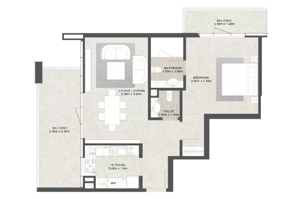Unit floor plan image