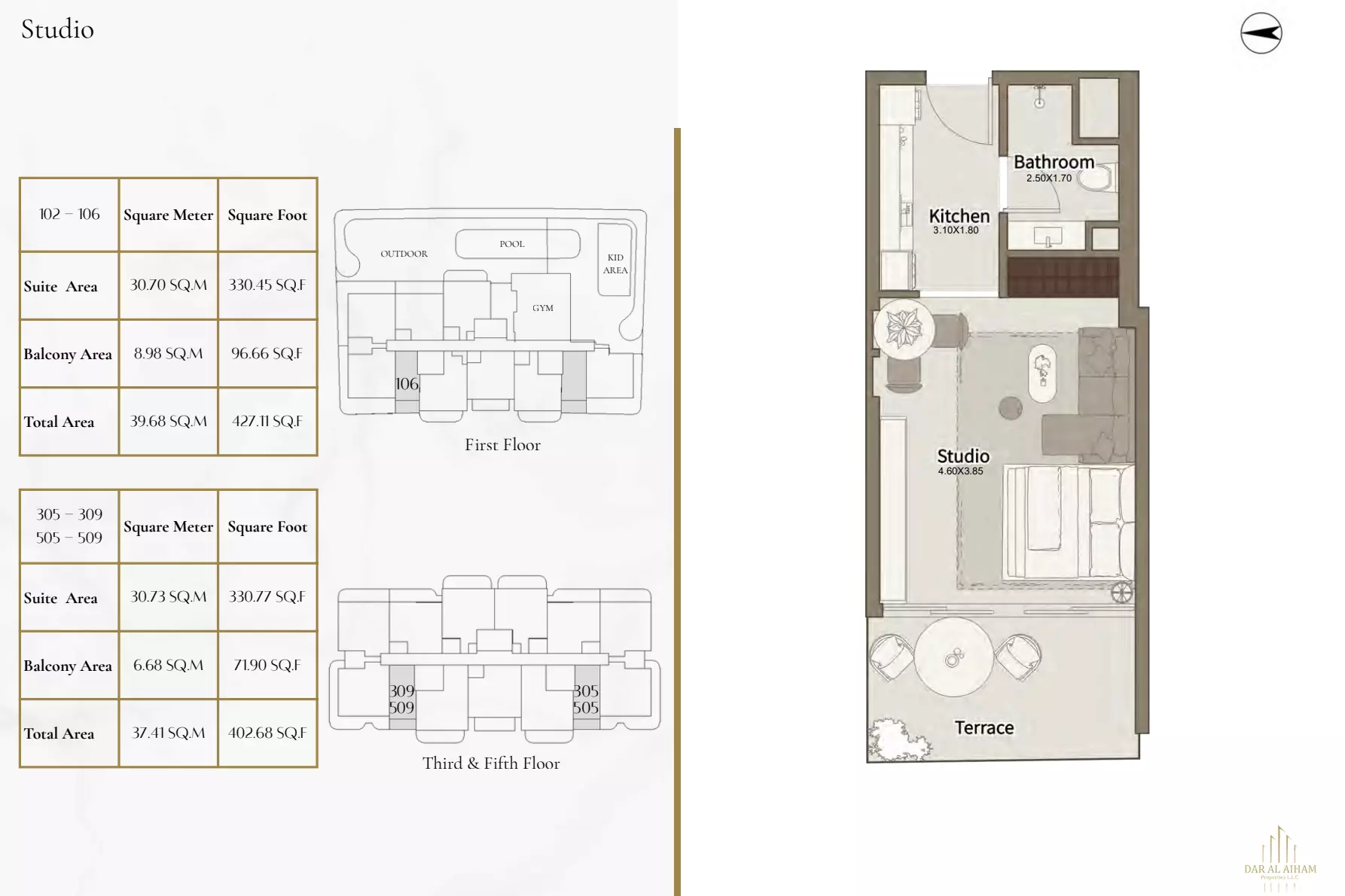 Unit floor plan image