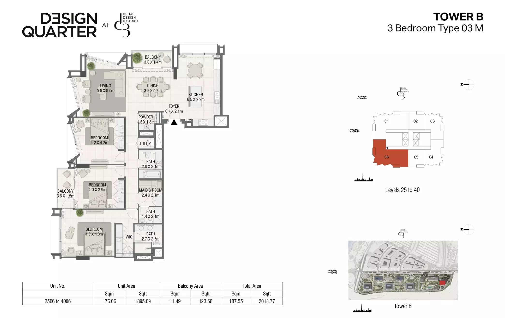 Design Quarter Type 03 M, 3 beds